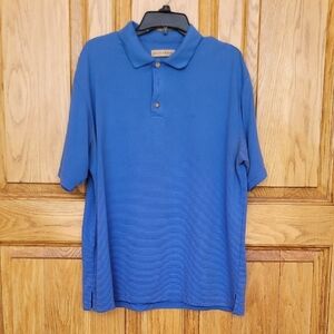 "Make Offer" Jamaica Jaxx Blue Polo Shirt Sporty Knit Design